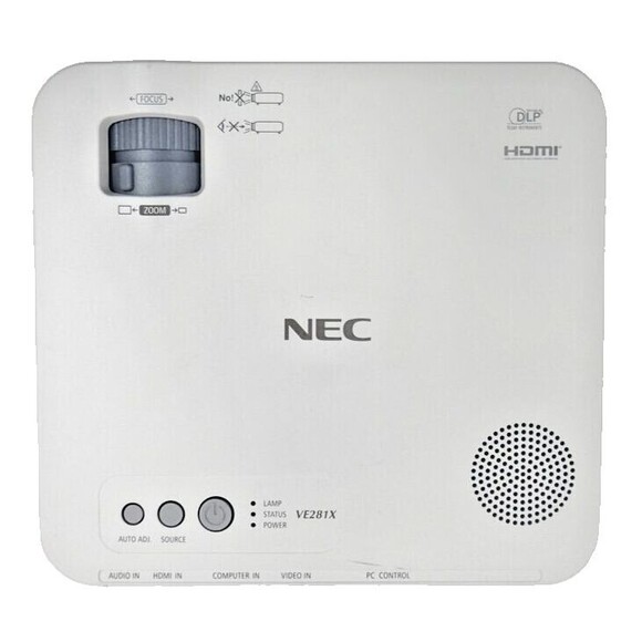 NEC NP-VE281X VGA Serial HDMI DLP Projector 2800 Lumens - Tested - Picture 5 of 6
